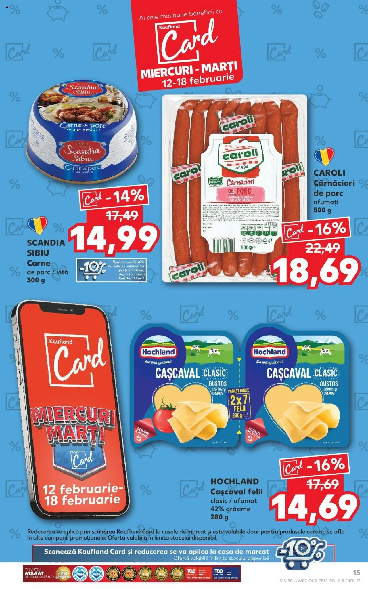 Catalog Kaufland 12 - 18 Februarie 2025 | Pagina 15 | Produse: Cașcaval, Suc, Carne De Porc