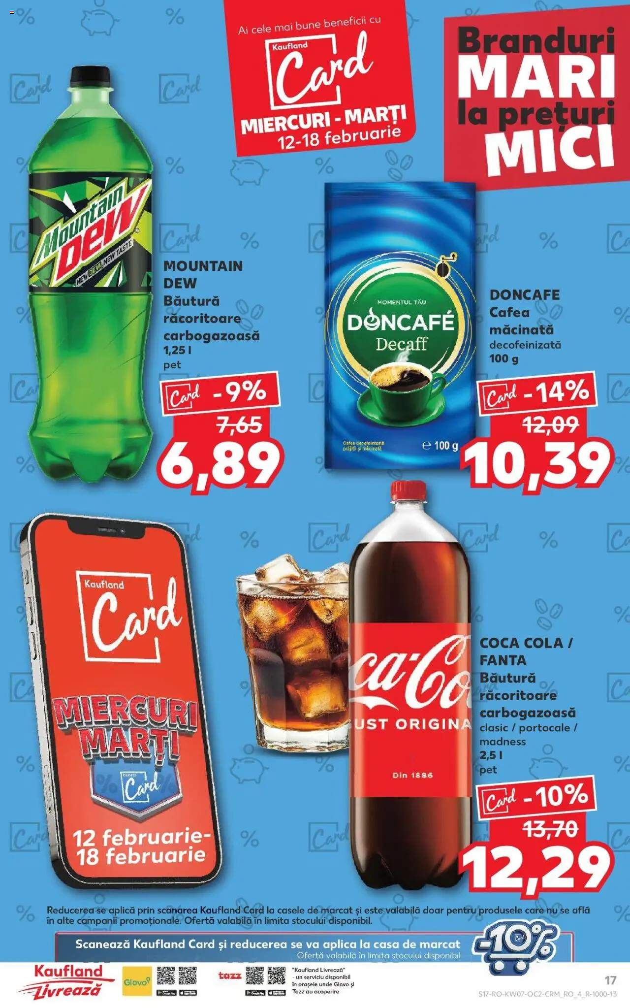 Catalog Kaufland 12 - 18 Februarie 2025 | Pagina 17 | Produse: Mici, Amerikan servis, Cafea, Portocale