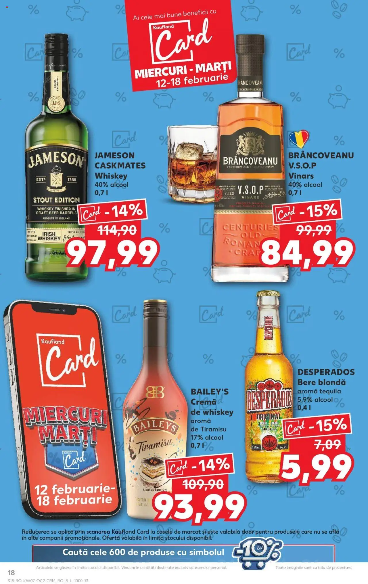 Catalog Kaufland 12 - 18 Februarie 2025 | Pagina 18 | Produse: Tiramisu, Eğitim çantaları, Bere, Whiskey