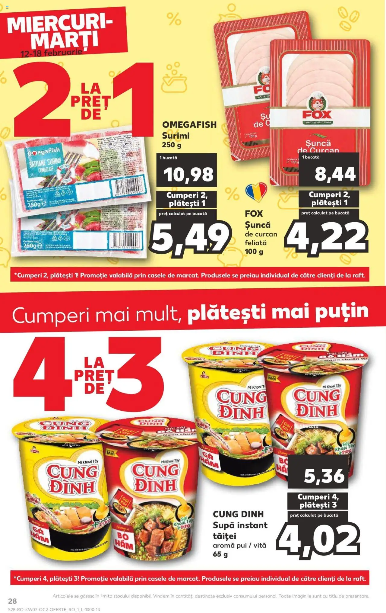 Catalog Kaufland 12 - 18 Februarie 2025 | Pagina 28 | Produse: Șuncă