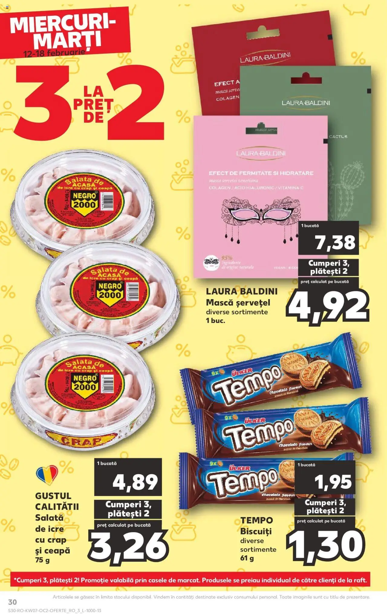 Catalog Kaufland 12 - 18 Februarie 2025 | Pagina 30 | Produse: Biscuiți, Salată, Ceapă