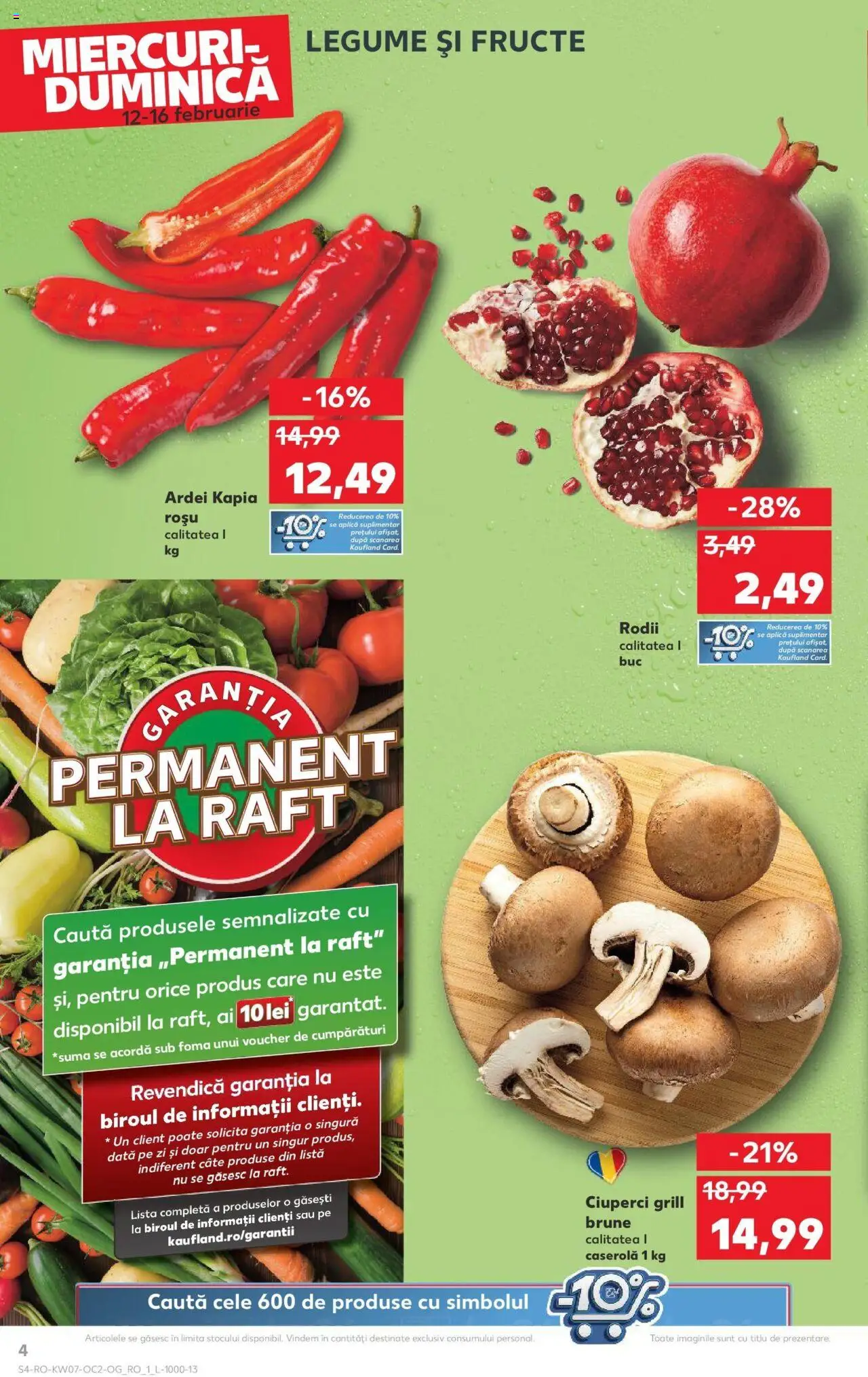 Catalog Kaufland 12 - 18 Februarie 2025 | Pagina 4 | Produse: Grill, Raft, Ardei, Legume