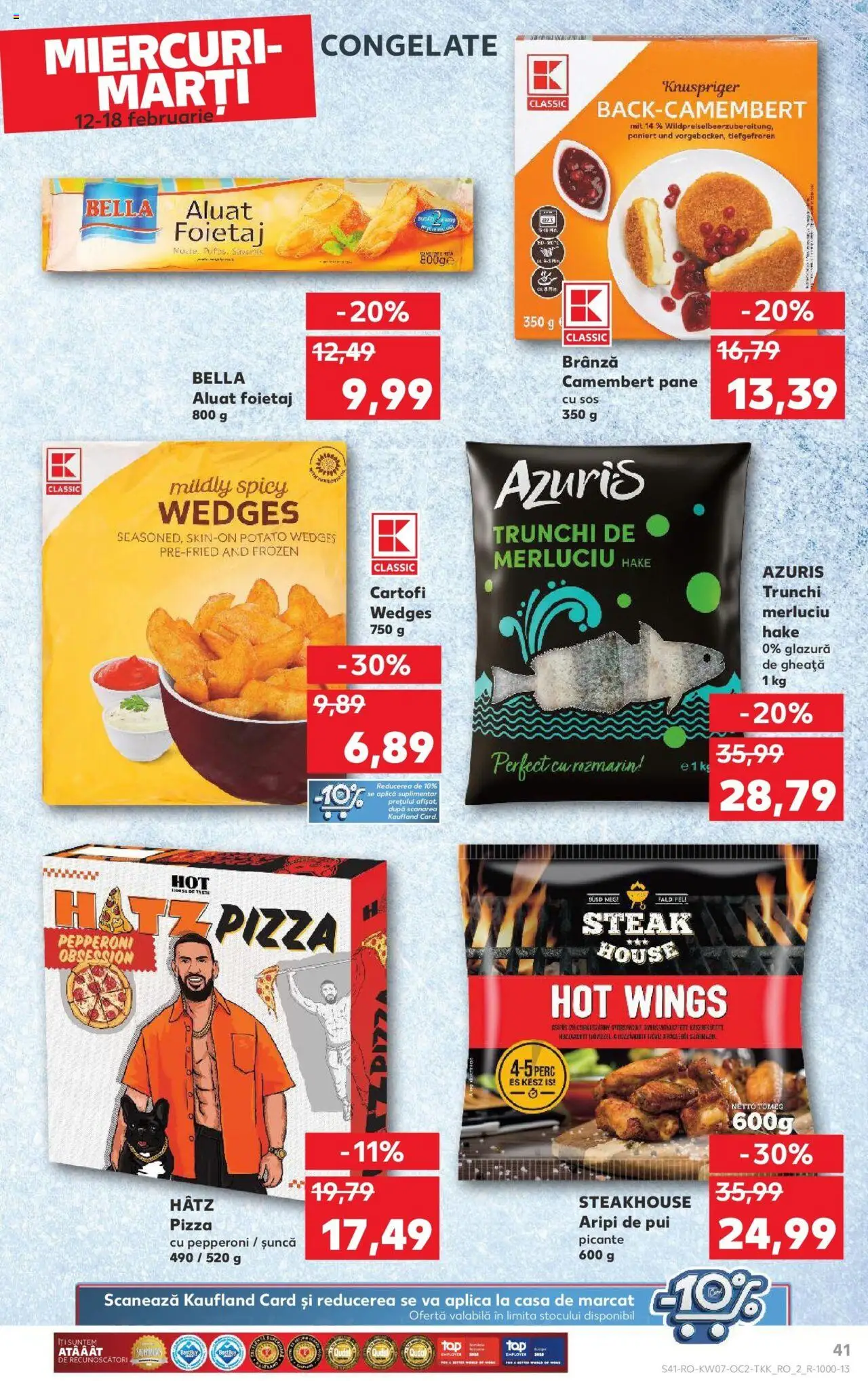 Catalog Kaufland 12 - 18 Februarie 2025 | Pagina 41 | Produse: Foietaj, Brânză, Pizza, Cartofi