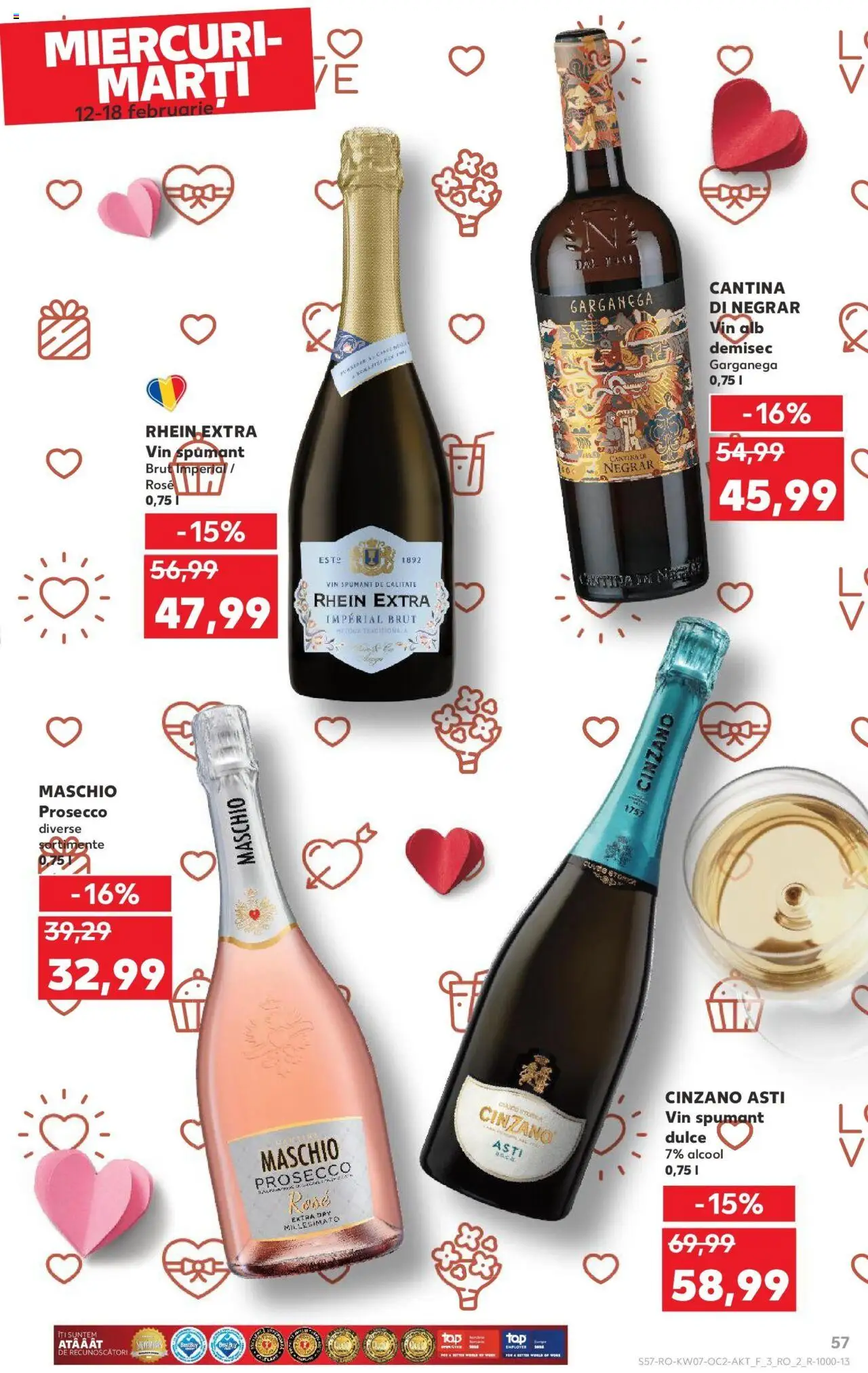 Catalog Kaufland 12 - 18 Februarie 2025 | Pagina 57 | Produse: Prosecco, Vin