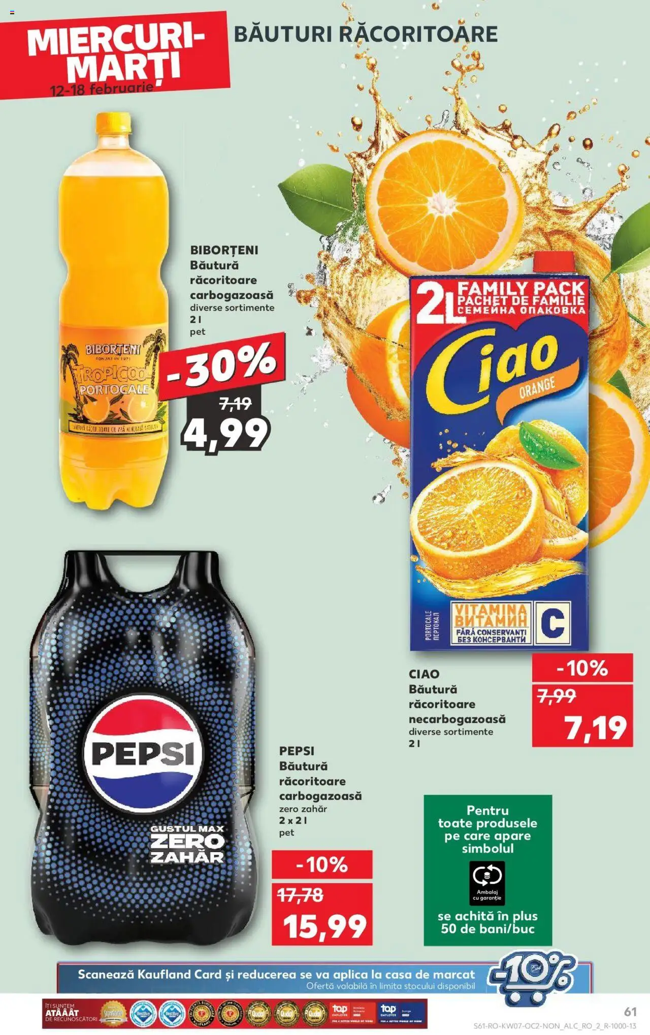 Catalog Kaufland 12 - 18 Februarie 2025 | Pagina 61 | Produse: Portocale, Zahăr