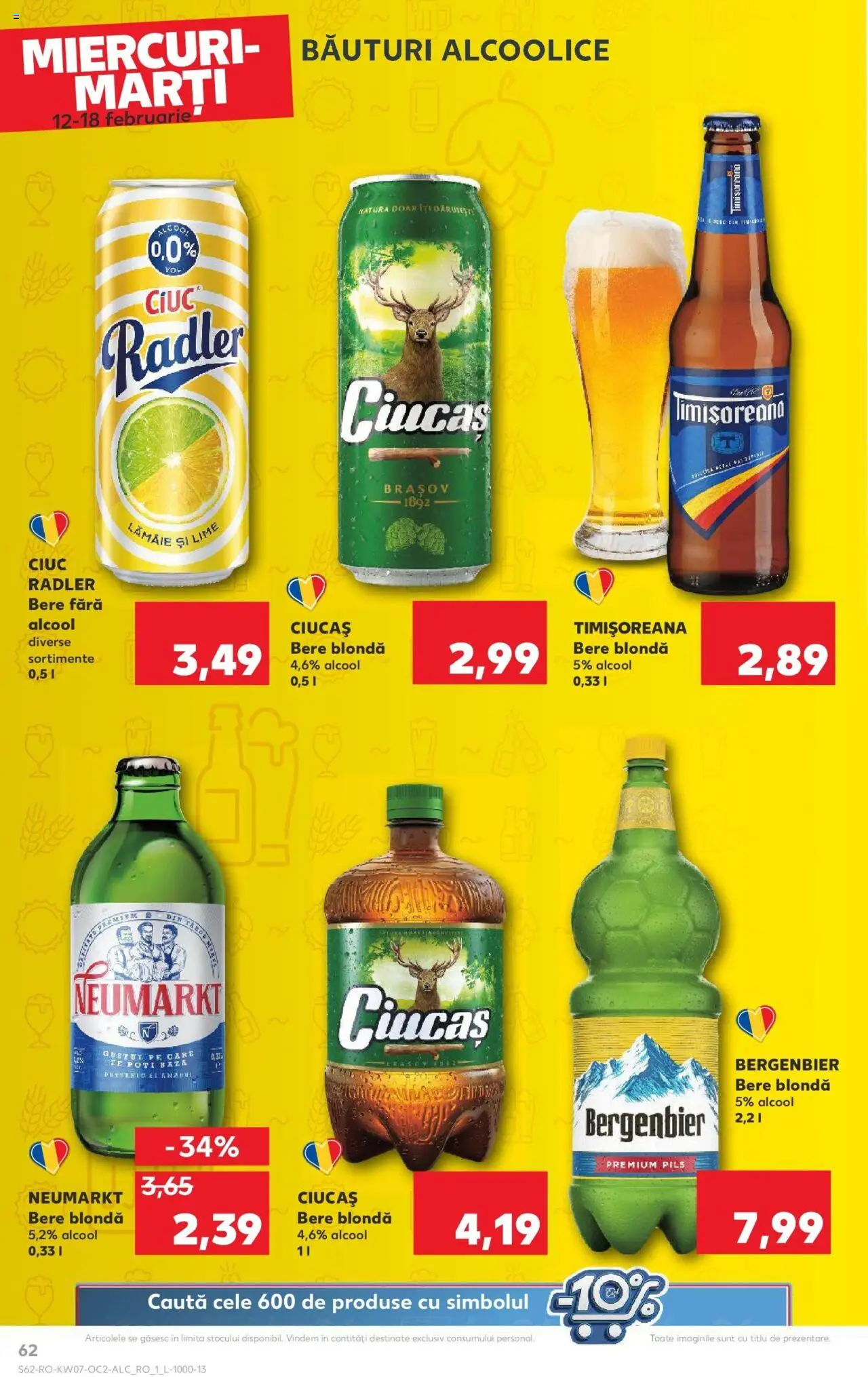 Catalog Kaufland 12 - 18 Februarie 2025 | Pagina 62 | Produse: Lime, Bere, Plastik Kulübe, Lămâie