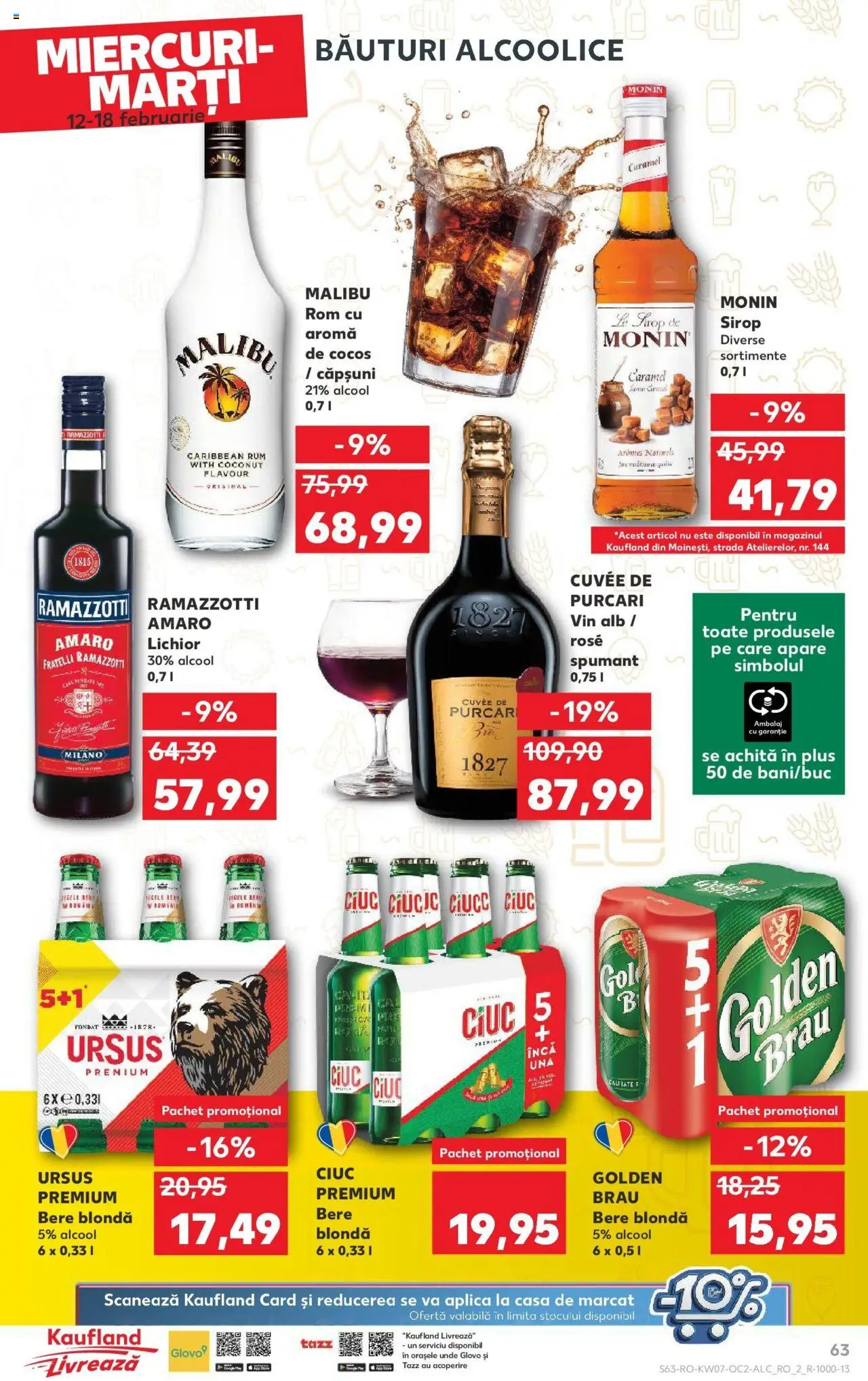 Catalog Kaufland 12 - 18 Februarie 2025 | Pagina 63 | Produse: Lichior, Bere, Rom, Sirop