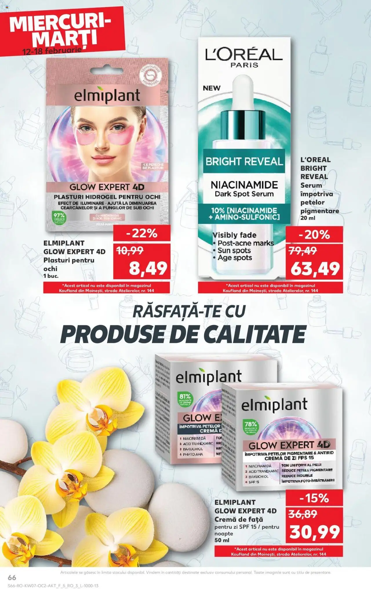 Catalog Kaufland 12 - 18 Februarie 2025 | Pagina 66 | Produse: Plasturi, Serum, Cremă de zi, Cremă