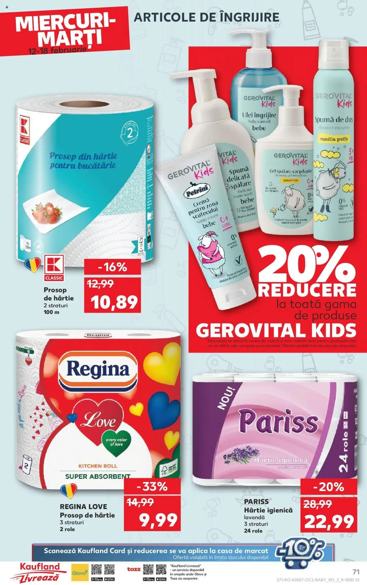 Catalog Kaufland 12 - 18 Februarie 2025 | Pagina 71 | Produse: Role, Duș, Cremă, Ulei