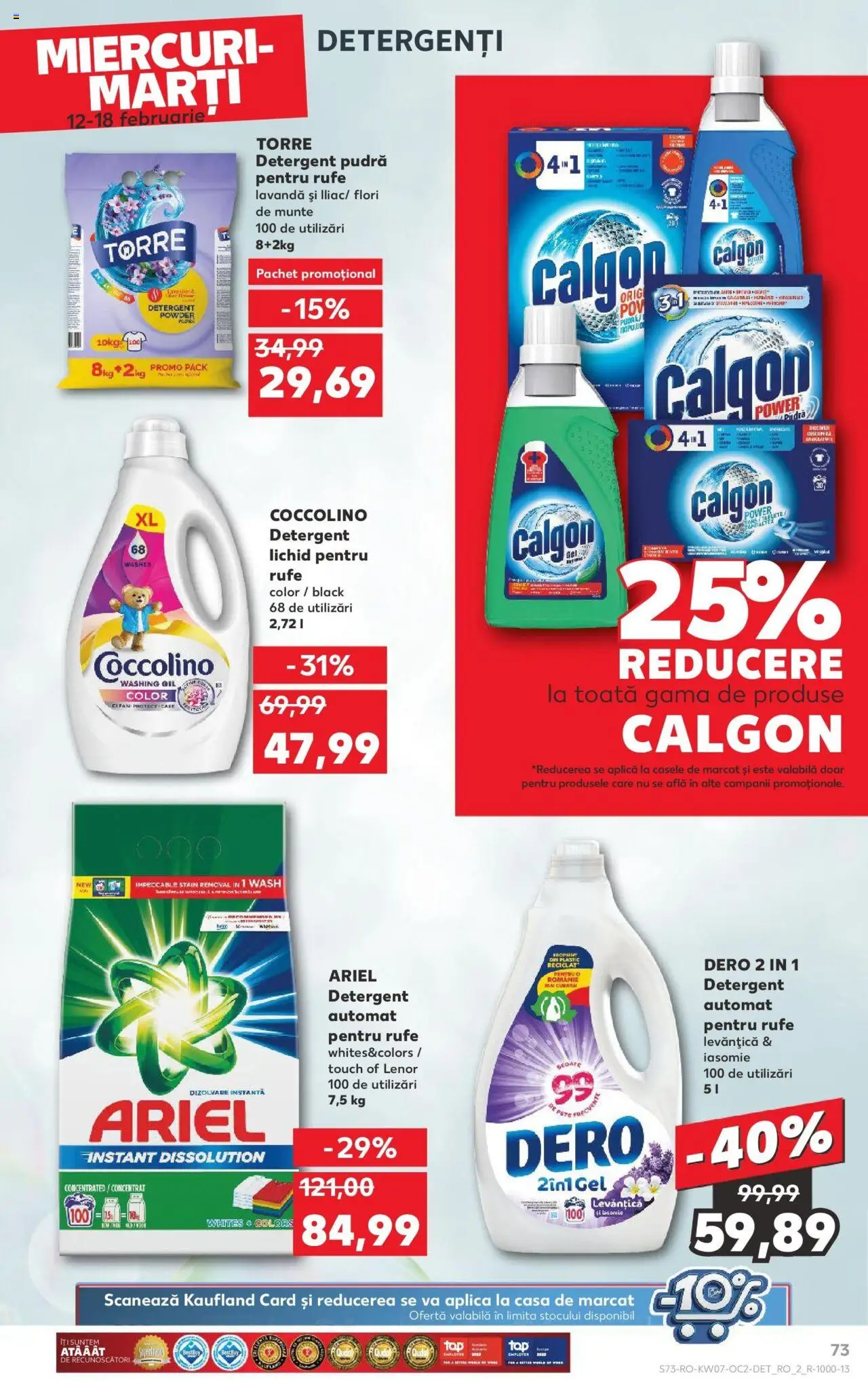 Catalog Kaufland 12 - 18 Februarie 2025 | Pagina 73 | Produse: Pudră, Detergent