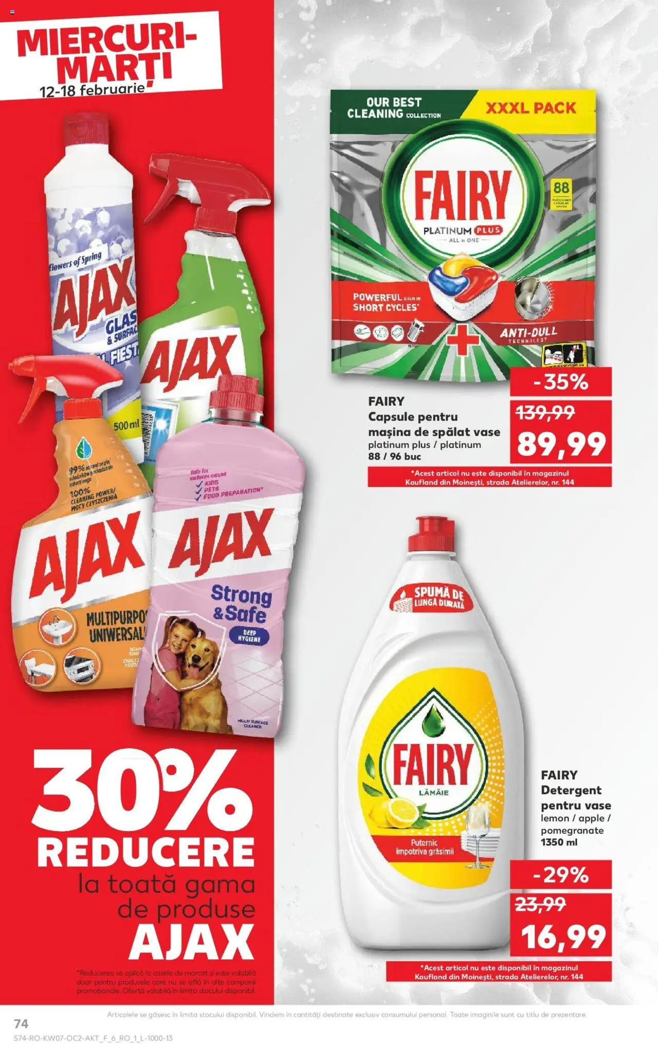 Catalog Kaufland 12 - 18 Februarie 2025 | Pagina 74 | Produse: Mașină De Spălat, Mașină De Spălat Vase, Detergent, Lămâie