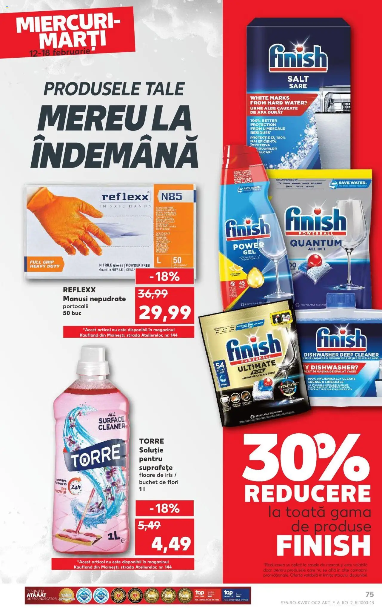 Catalog Kaufland 12 - 18 Februarie 2025 | Pagina 75 | Produse: Pomelo, Mașină De Spălat, Apă, Sare