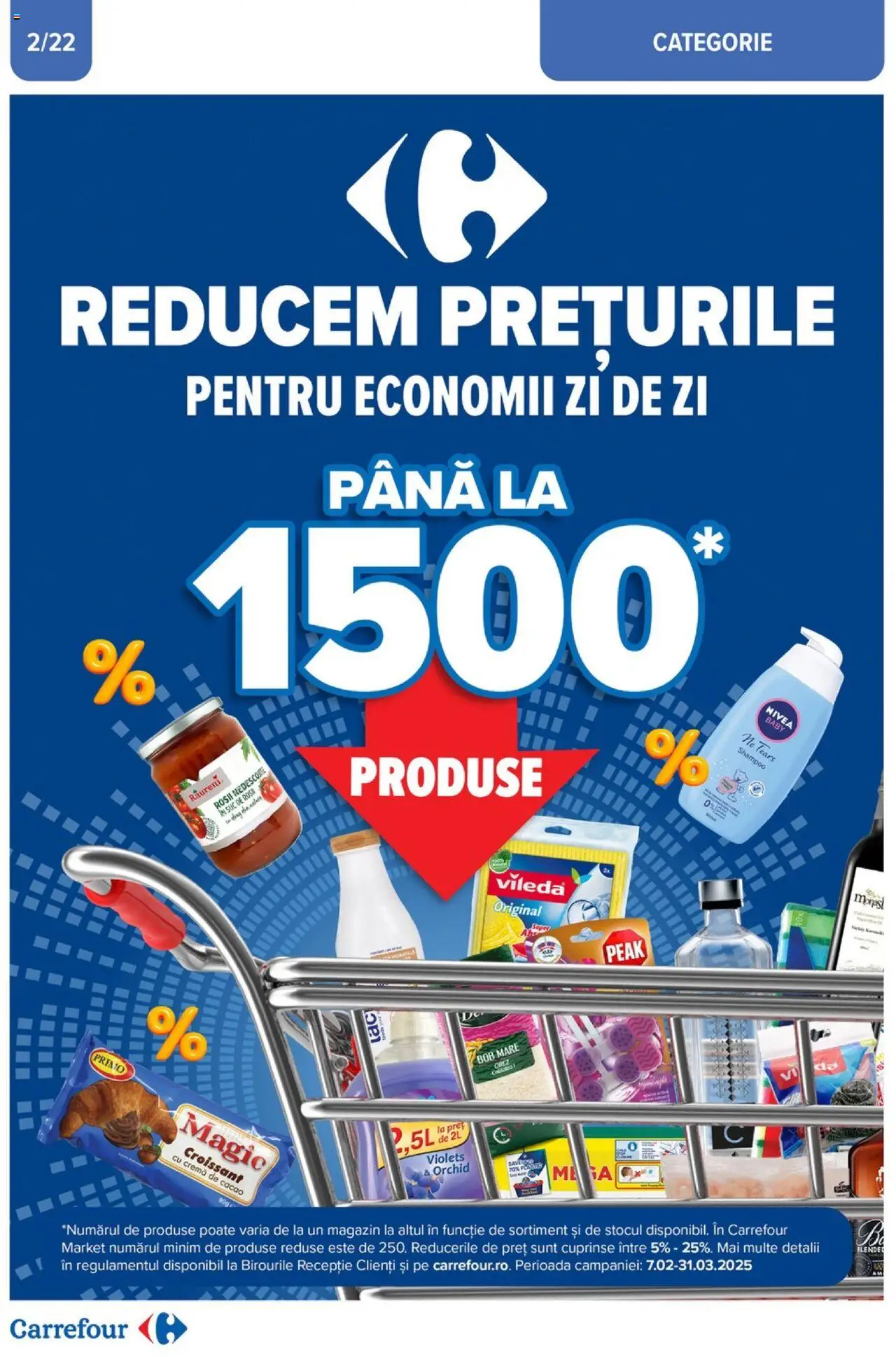 Catalog Carrefour 12 - 18 Februarie 2025 | Pagina 2 | Produse: Cremă, Suc, Roșii, Cacao