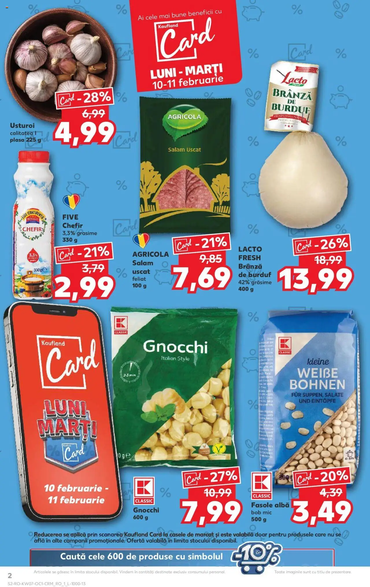 Catalog Kaufland 10 - 11 Februarie 2025 | Pagina 2 | Produse: Delgeç, Brânză, Salam, Fasole albă