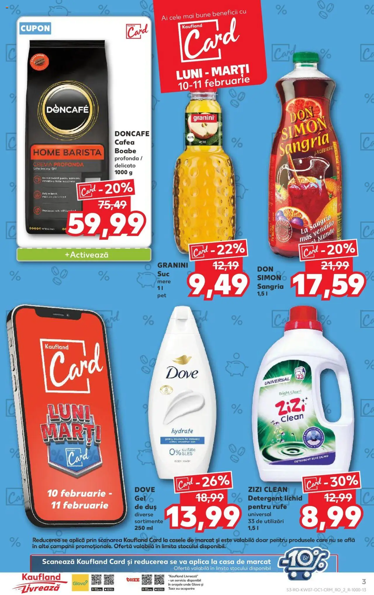 Catalog Kaufland 10 - 11 Februarie 2025 | Pagina 3 | Produse: Body, Cremă, Mere, Detergent