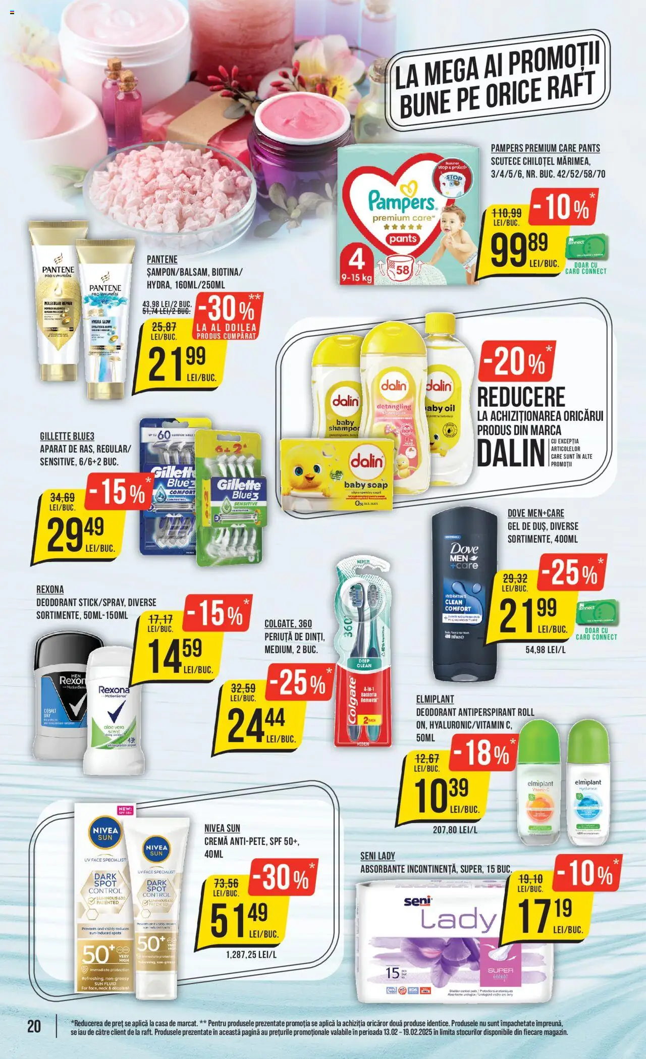 Catalog Mega Image 13 - 19 Februarie 2025 | Pagina 20 | Produse: Cremă, Deodorant, Antiperspirant, Absorbante